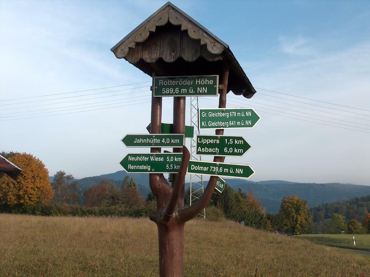 Ferienwohnung Wanderurlaub Thueringen Schmalkalden Exteriör bild